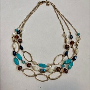 Elegant Multi-Color Beaded Necklace